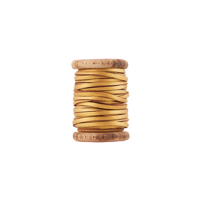 Gold Leather String