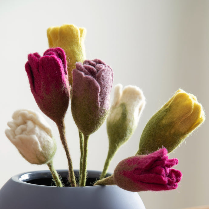 Felt Tulip- Two Colours