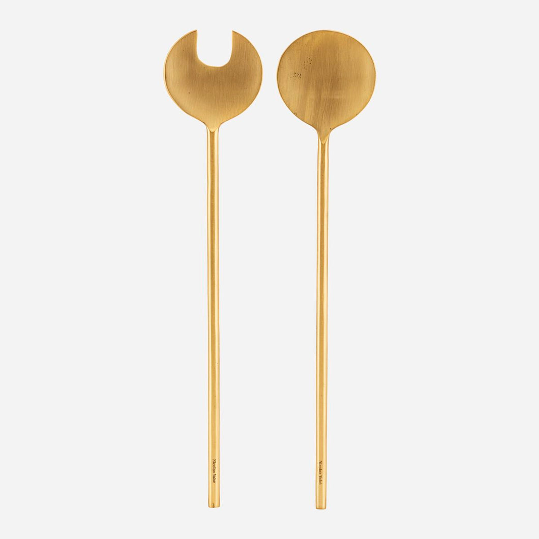 Brass Salad Server