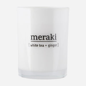 White Tea & Ginger Scented Candle- Two Sizes