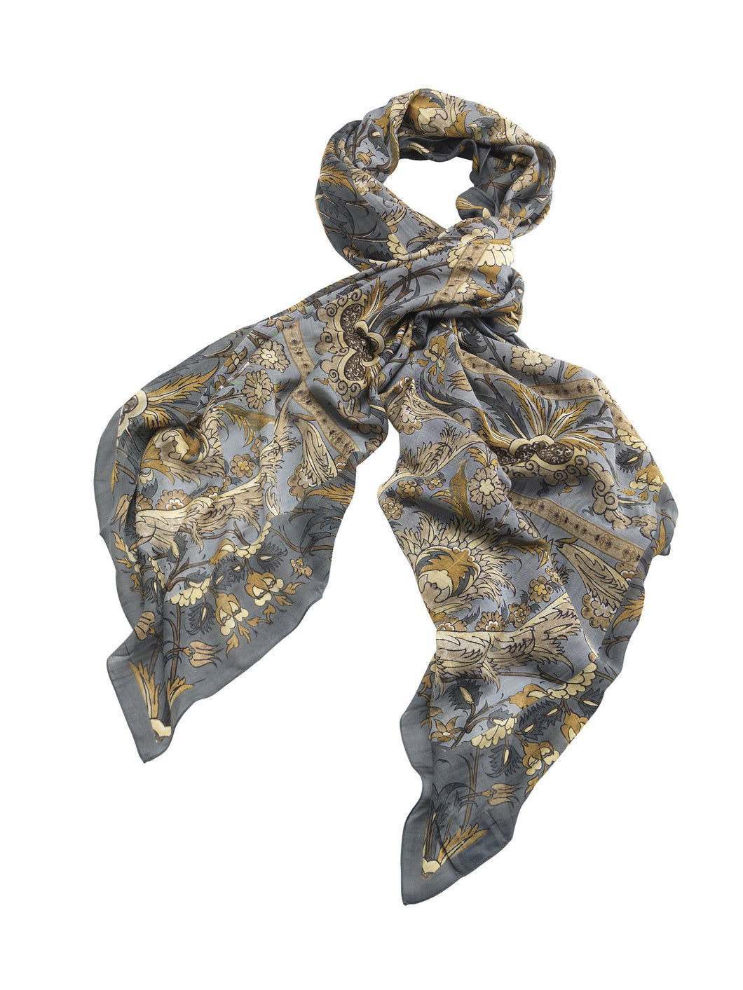 Grey Decadent Scarf