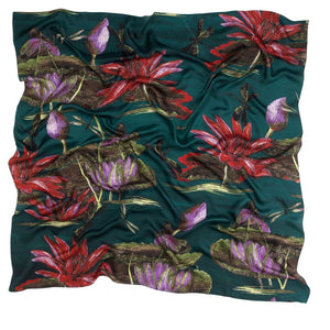 Indian Lily Silk Scarf