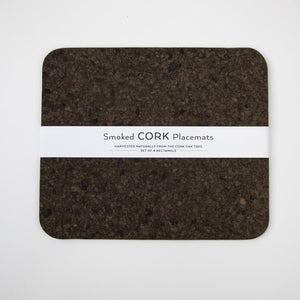 Smoked Cork Placemat- Set of Four