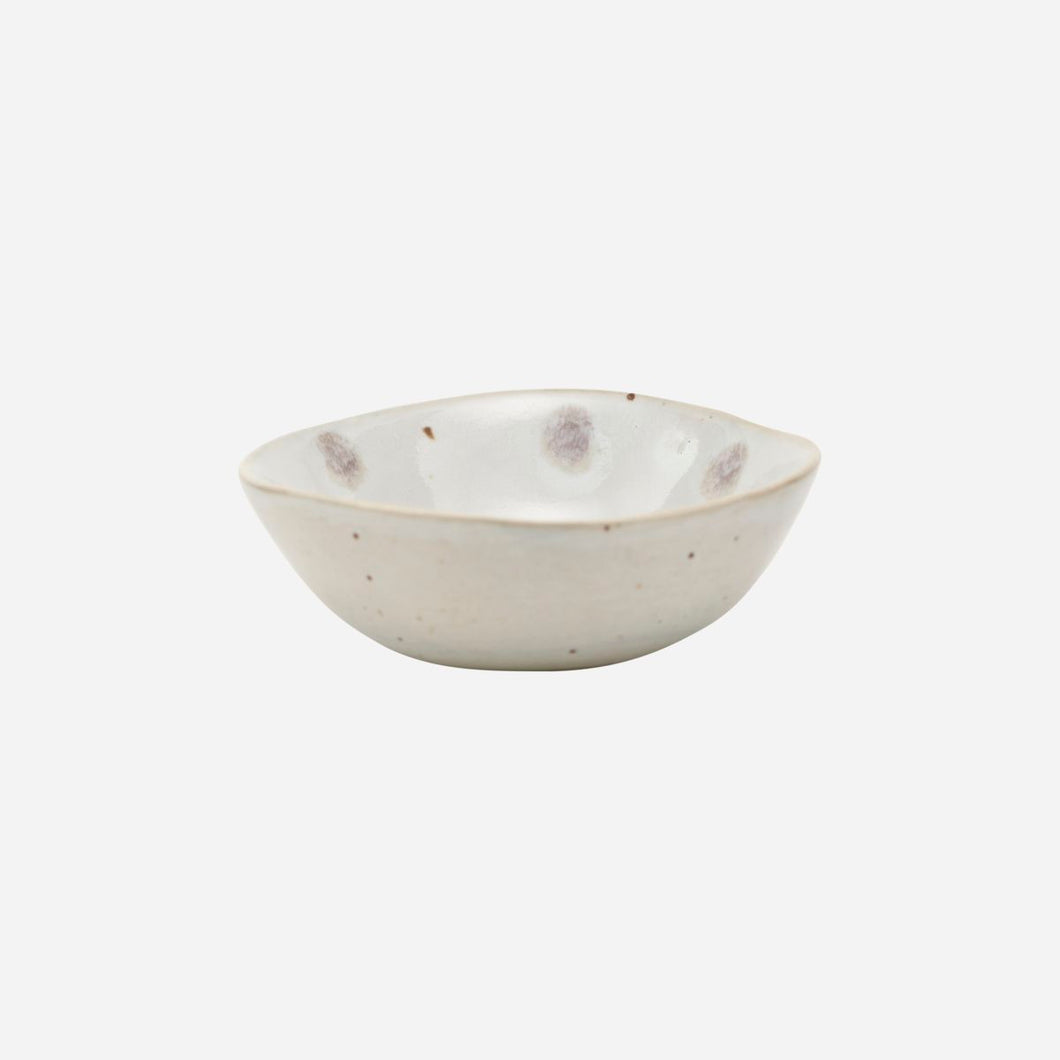 Glazed Dot Bowl